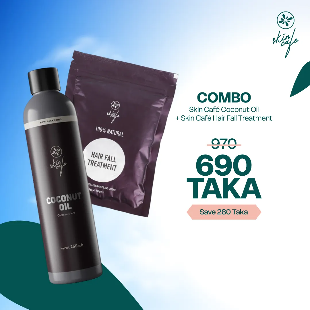 COMBO - Skin Cafe Coconut Oil + Skin Cafe Hair Fall Treatment