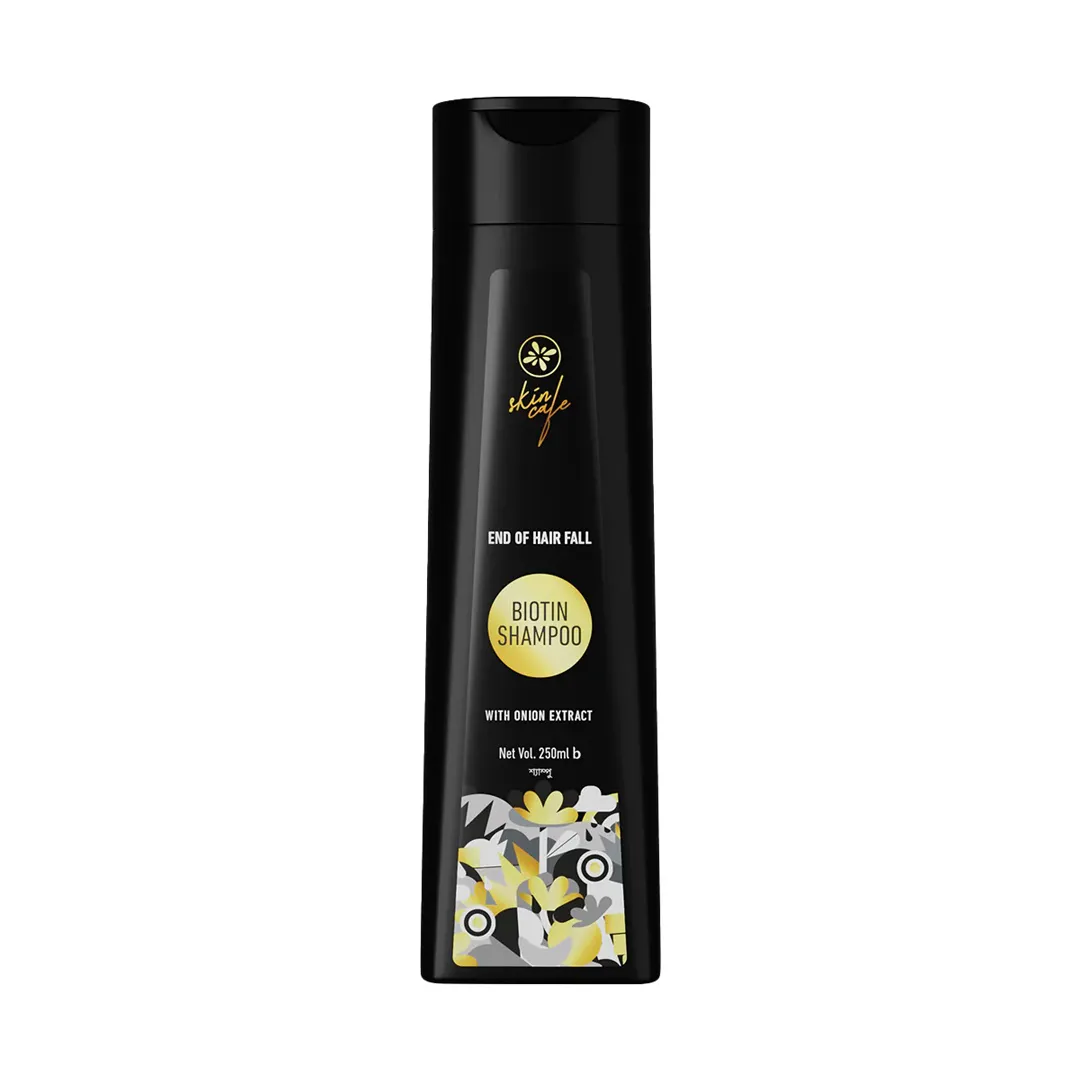 COMBO – Complete Care Duo(SKin Cafe Biotin Shampoo 250 ml+ Hawaa Oil 100 ml + panam Shower Gel 250 ml) alternate