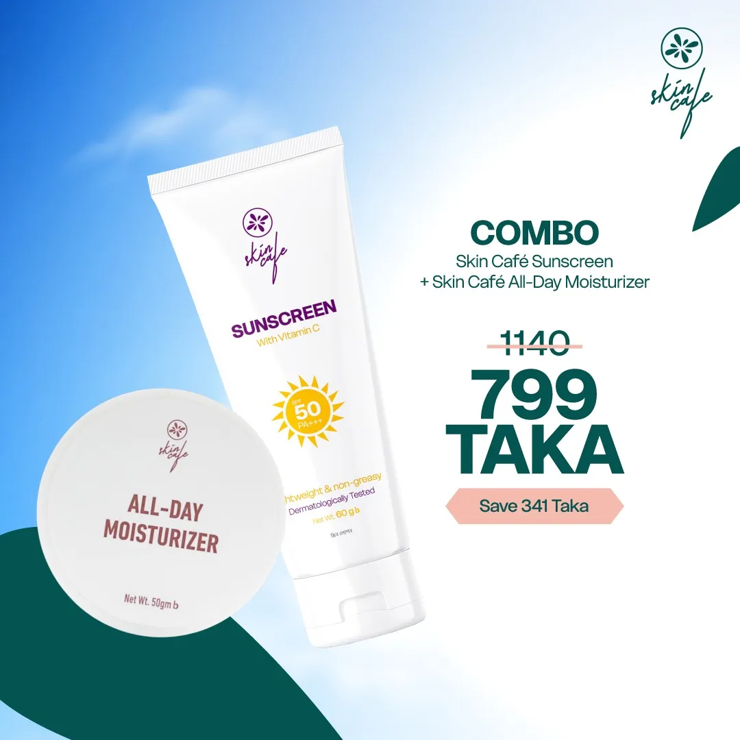 COMBO - Skin Cafe Sunscreen & Skin Cafe All-Day Moisturizer
