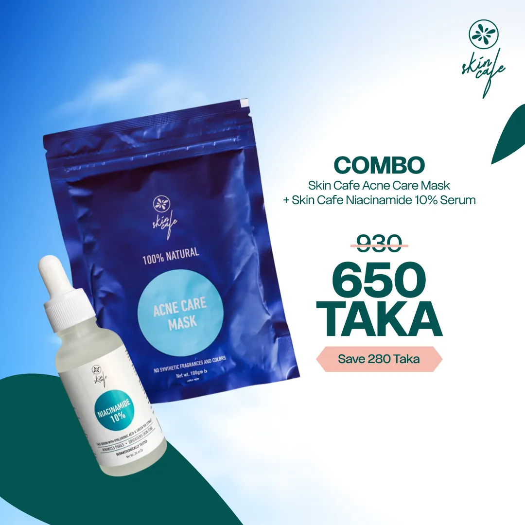 COMBO - Skin Cafe Acne Care Mask + Skin Cafe Niacinamide 10% Serum